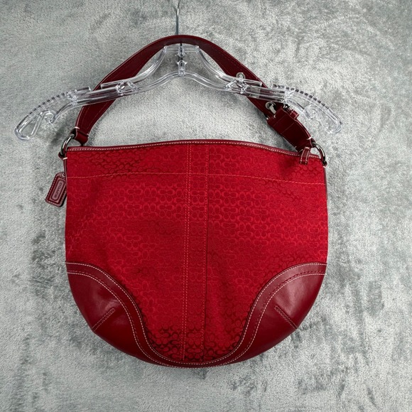 Coach Red Shoulder Bag - Picture 2 of 12